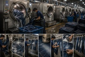 denim washing & dry processing
